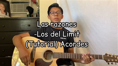 Las Razones Los Del Limit Tutorial Guitarra YouTube