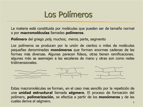 Los Polímeros Ppt