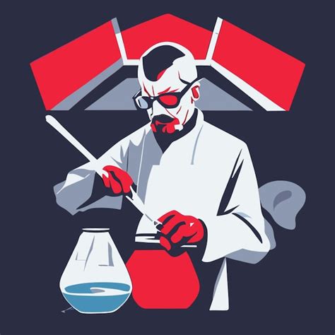 Breaking Bad Cooking Meth Vector Illustration Flat 2 Premium AI