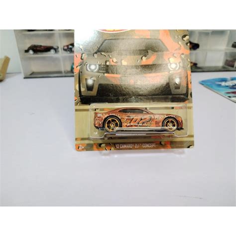 NEW Hot Wheels Camaro ZL Concept Camo Exclusive Shopee Malaysia