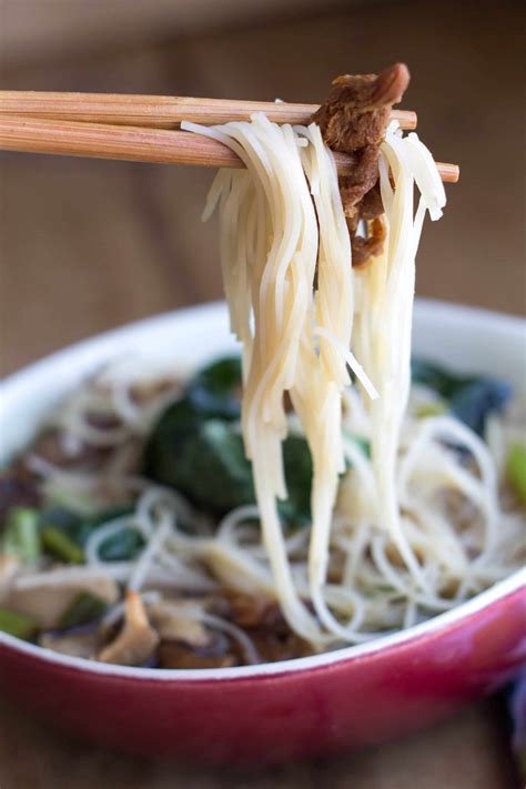 Chinese Mushroom Noodle Soup - Erren's Kitchen