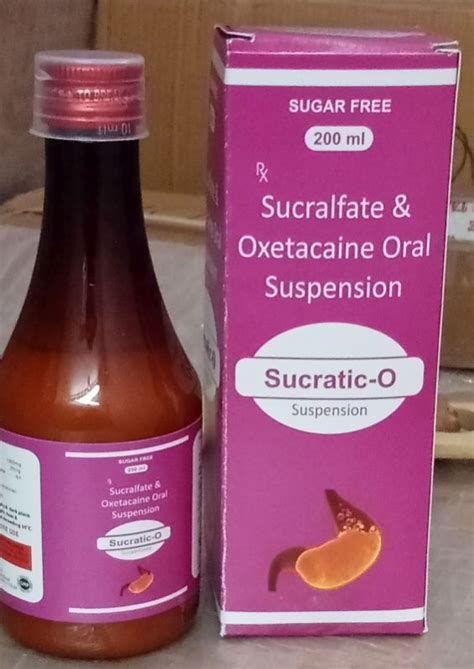 Sucralfate Oxetacaine Suspension Form Liquid At Rs 45 In Kolkata Id 6950097