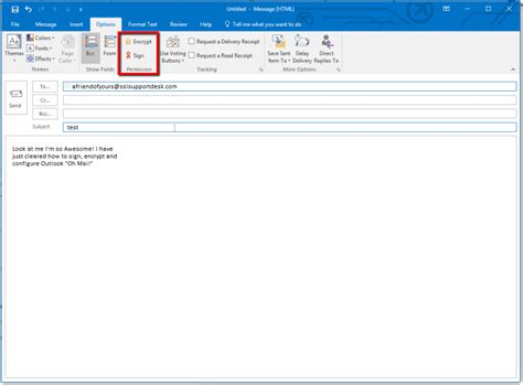 Digitally Signing And Encrypting Email Messages Outlook Guide Ssl