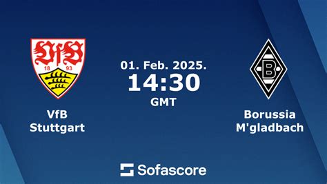 Vfb Stuttgart Vs Borussia M Gladbach Live Score H H And Lineups