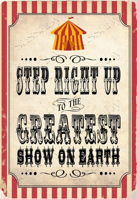 Vintage Circus Signs