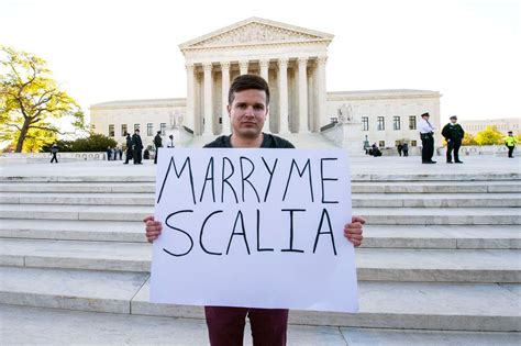 Both Sides Of The Same Sex Marriage Case Duel With Signs And Slogans Outside The Supreme Court