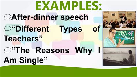 Types Of Speeches Ppt