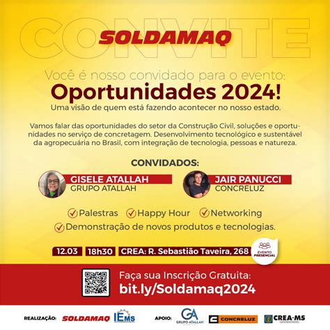 Celebrando Anos Soldamaq Realiza Ciclo De Palestras Oportunidades