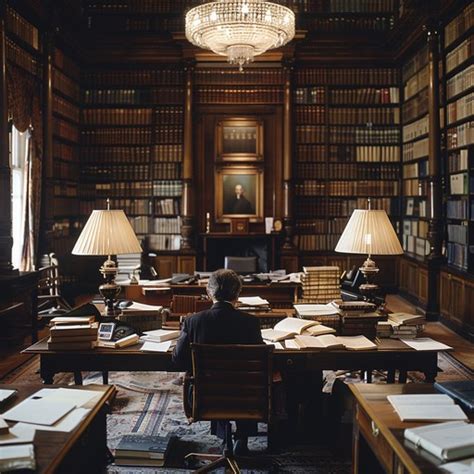 studious library scene image library scholar books