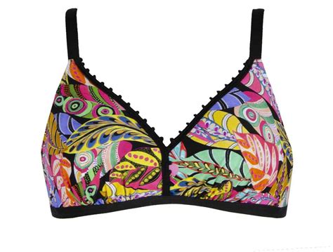 Bikini Triángulo Capacidad Antigel colección La Frida COLOR Negro