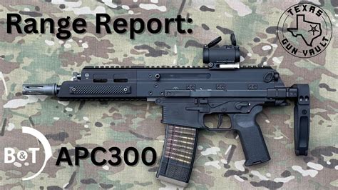 Range Report B T Apc Blackout Pistol Youtube