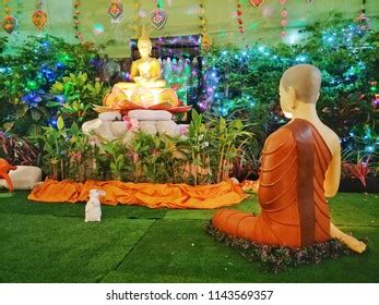 Worlds Largest Lying Down Buddha Sanctuary Stock Photo 1096758377