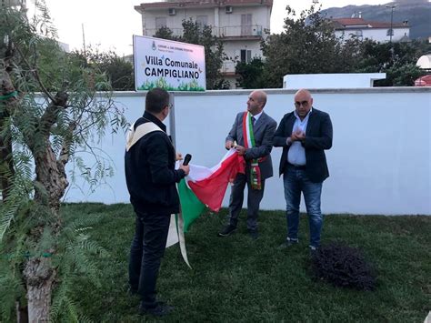 San Cipriano Picentino Inaugurata La Nuova Villa Comunale