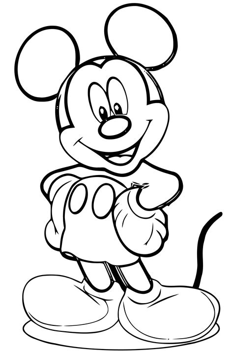 Coloring Page Of Mickey Mouse - Mickey Mouse Printables Coloring Pages