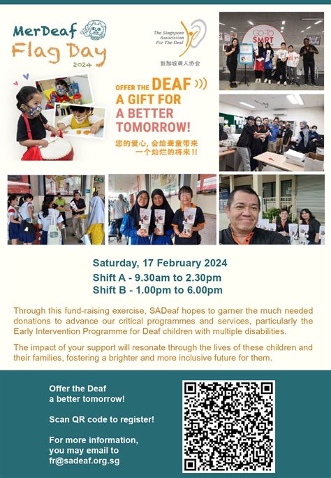 Merdeaf Flag Day 17 Feb 2024 – The Singapore Association for the Deaf