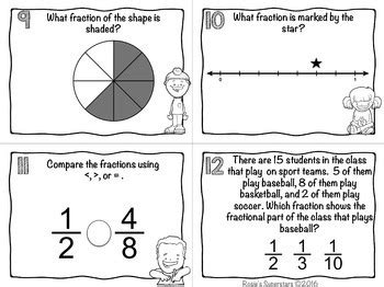 3rd Grade Math Review Task Cards With Optional QR Codes By Rosie S