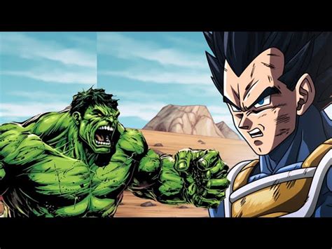 Vegeta Vs Hulk