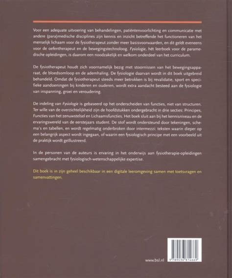 Fysiologie 9789036814669 W G Burgerhout Boeken Bol