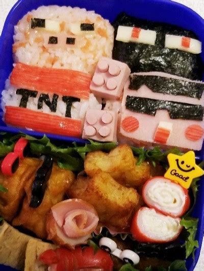 息子弁当！キャラ弁！マイクラ＆ヒカキン！ By のんのんノンタロス 【クックパッド】 簡単おいしいみんなのレシピが394万品