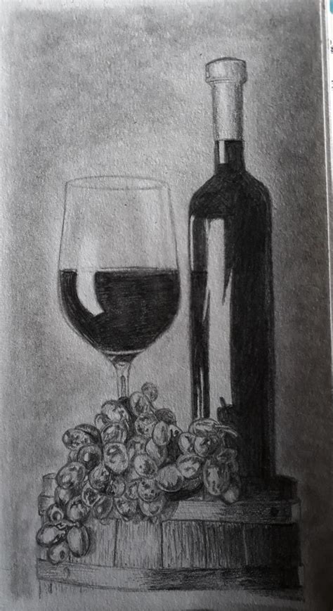 Wine and Grapes Artwork