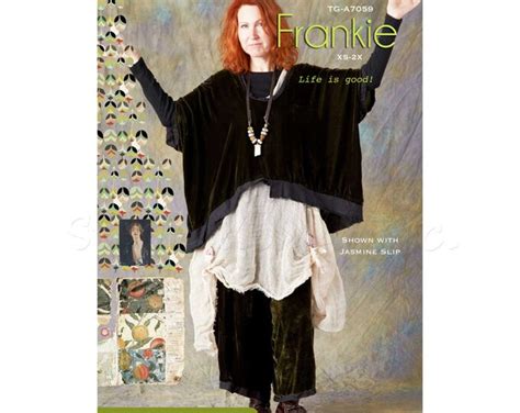 Tina Givens FRANKIE A7059 Printed Sewing Pattern Etsy