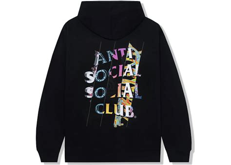 Anti Social Social Club Dissociative Hoodie Black Fw22