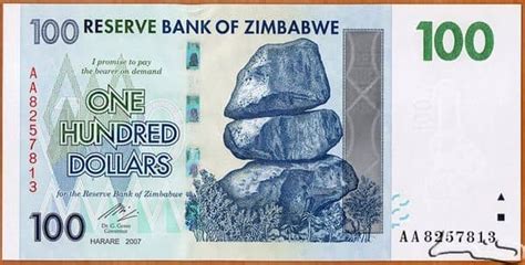 Billete 100 Dollars Zimbabue Foronum