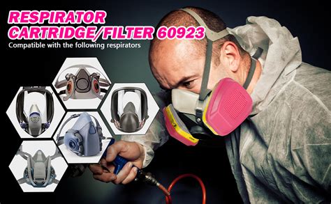 Amazon 30 Pair 60923 Respirator Cartridge Particle Filter Helps