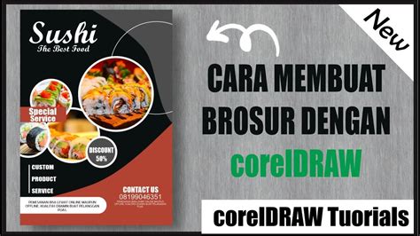 Cara Membuat Brosur Makanan Dengan Coreldraw Youtube