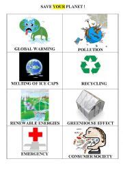 Save Your Planet Esl Worksheet By Missnu