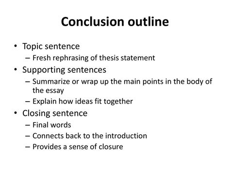 Transitions Between Paragraphs Conclusions Consultation Time Ppt Download