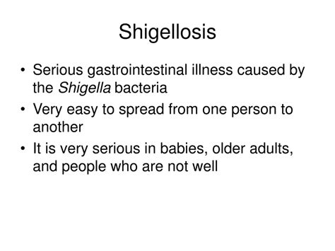 Ppt Shigellosis Powerpoint Presentation Free Download Id9110794