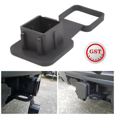 Rubber Tow Bar Cover Receivers Durable Car Trailer Hitch Plug Tube Cap