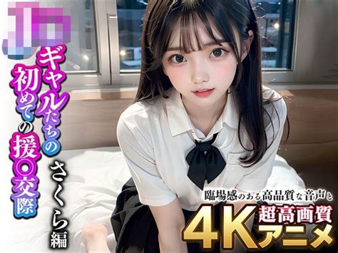 【4k超画質ぬるぬるアニメ】18歳女子校生たちの初めての援 交際 つむぎ編 Aiますたぁ Fanza同人