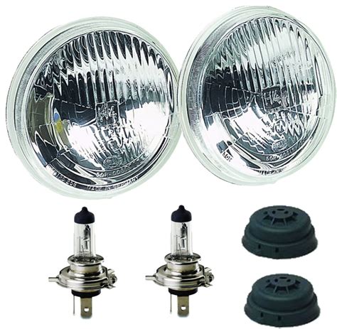 Jeep Cj Classic Domed Sealed Beam Halogen Conversion Headlight Kit