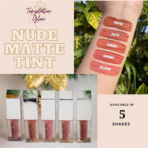 Temptation Glow NUDE MATTE TINT With Freebies Beauty Personal Care Face Makeup On Carousell
