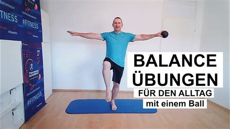 EINFACHE ABER GENIALE ÜBUNGEN FÜR DAS GLEICHGEWICHT mit einem Ball