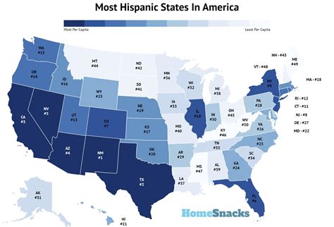 Most Hispaniclatino States In The United States 2024 Homesnacks