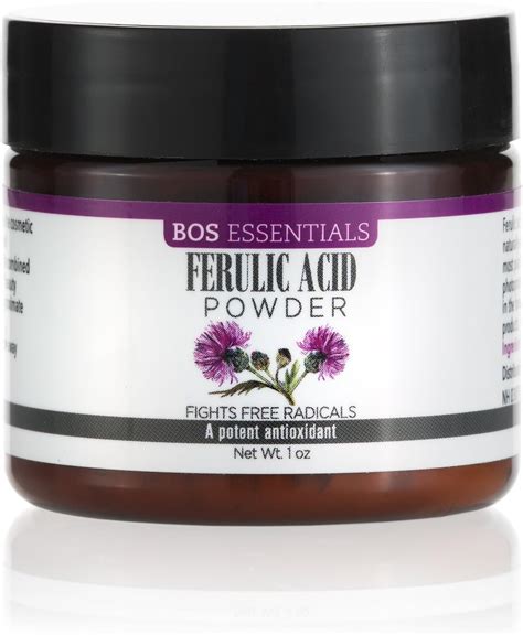 Amazon Pure Ferulic Acid Powder A Potent Antioxidant And Free