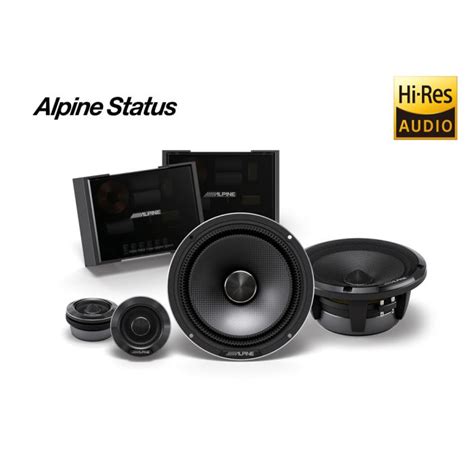 Alpine HDZ 65C Status Hi Res 6 5 16 5cm 2 Way Component Car Speakers