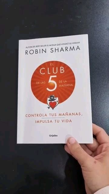 Frase Del Libro el club de las 5 dela mañana de robin sharma Libros