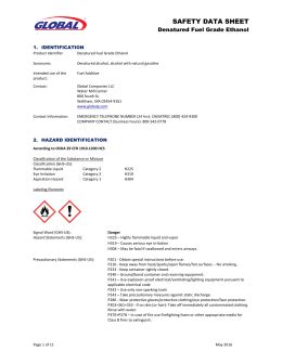 Safety Data Sheet Gasoline Unleaded Carb