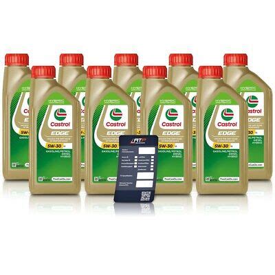 9x 1 L LITER CASTROL EDGE 5W 30 LL MOTOR ÖL MOTOREN ÖL eBay