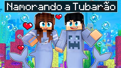 P3DRU está namorando a GAROTA TUBARÃO no Minecraft YouTube