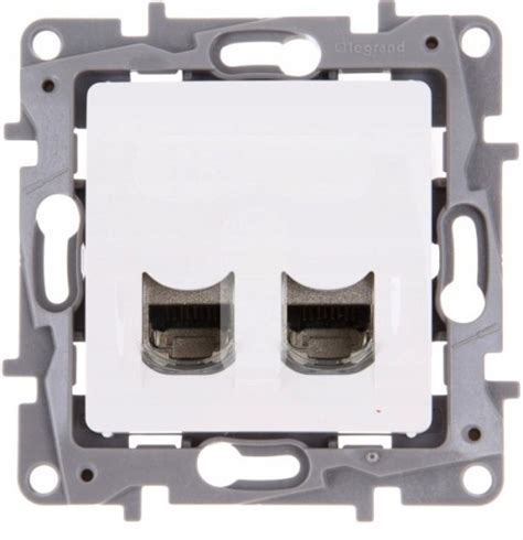 Legrand NILOE Gniazdo podwójne STP 2x RJ45 kat 6 664776 Cena