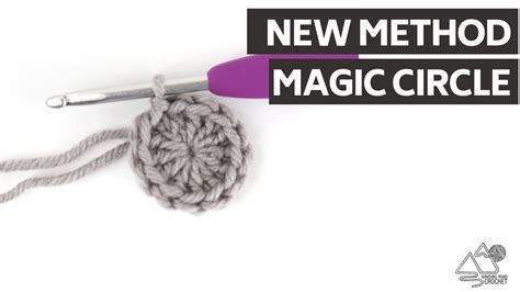 Crochet Magic Circle Left Handed New Method YouTube