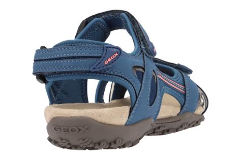 Geox Sand Strel Sandalette F R Damen In Blau Schuhe Kaufen