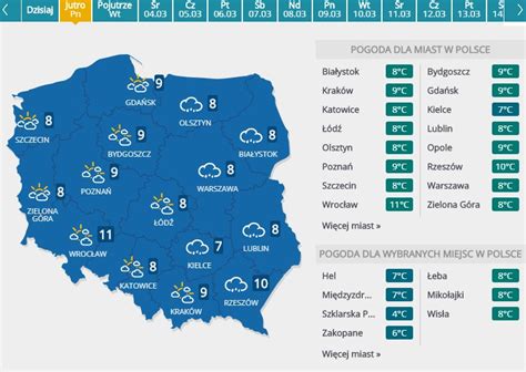 Co Przyniesie Nam Marzec Prognoza Pogody Pogoda W Interia Pl