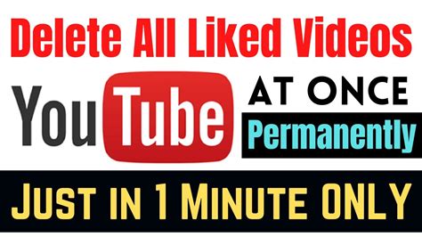 How To Delete All Liked Videos From YouTube At Once Simple Quick