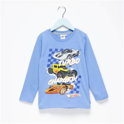 Polo Niño Manga Larga Algodón Hot Wheels HOT WHEELS falabella